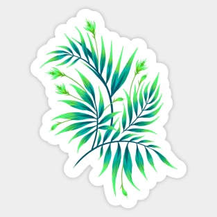 Waikiki Palm - Green Sticker